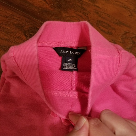 Infant Ralph Lauren Sweatpant Outfit - Picture 2 of 4